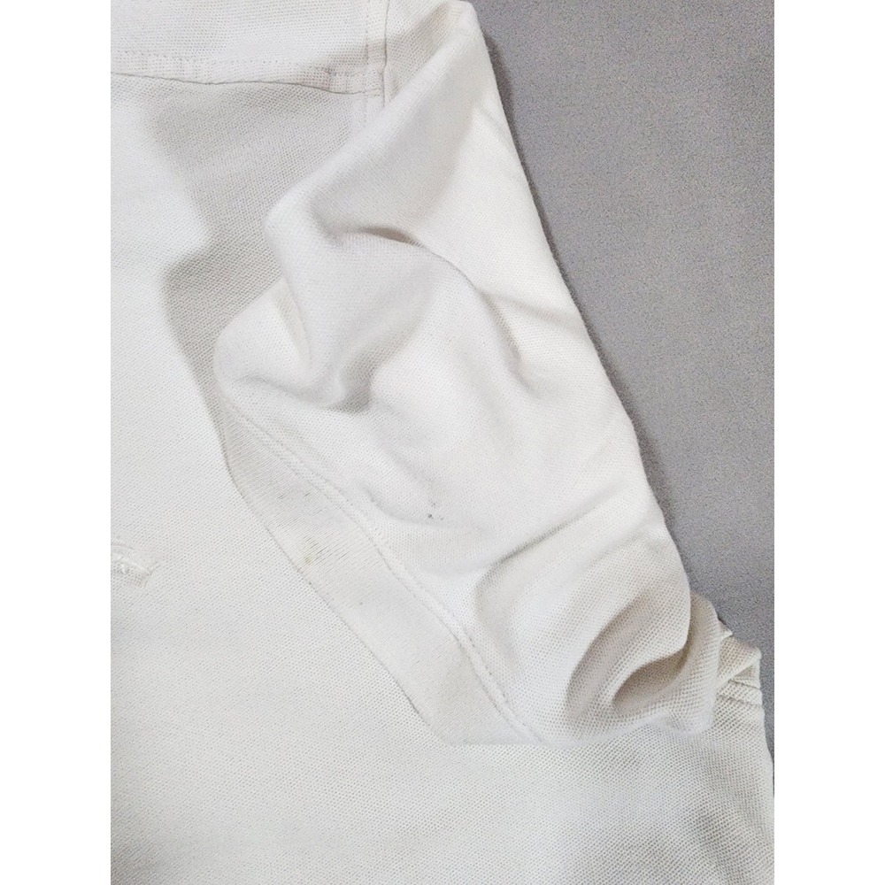 Tommy Bahama Mens XL White Pique Short Sleeve Polo Shirt Marlin Logo Casual - Picture 13 of 14